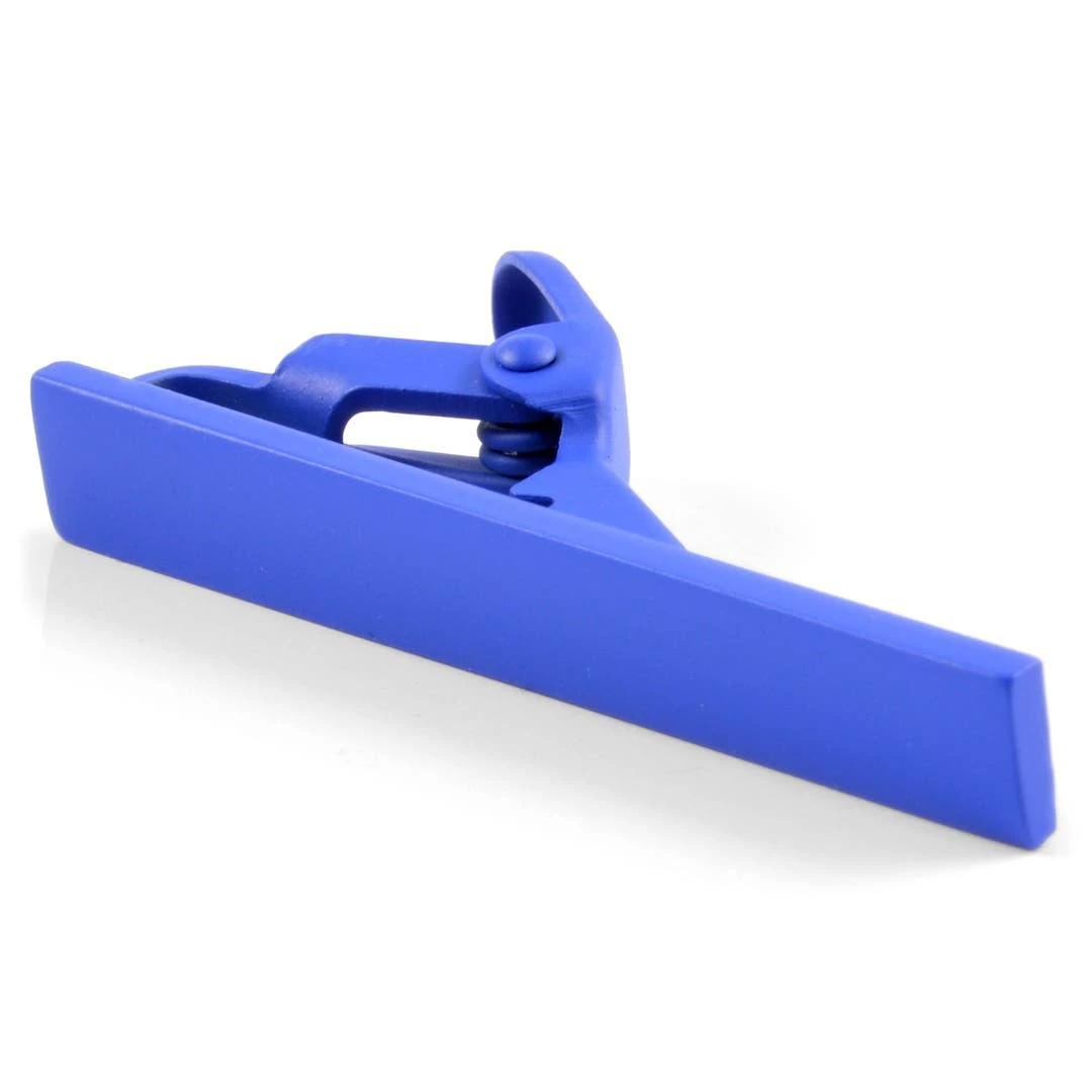 Warren Asher Pince à Cravate Courte Bleue 4 Warren Asher Pince à Cravate Courte Bleue – Image 2