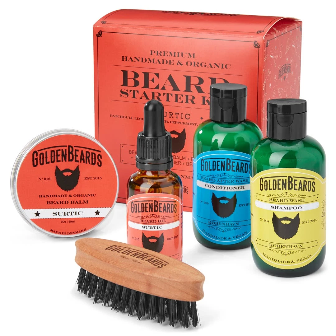 Golden Beards Kit Débutant Pour Entretien Et Soin De La Barbe Surtic 3 Golden Beards Kit Débutant Pour Entretien Et Soin De La Barbe Surtic