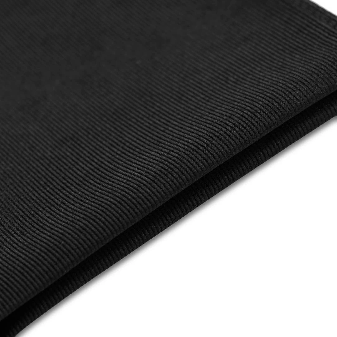 Bohemian Revolt Pochette De Costume Noire En Sergé De Soie 5 Bohemian Revolt Pochette De Costume Noire En Sergé De Soie – Image 3