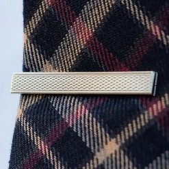 Warren Asher Pince à Cravate Courte à Carreaux -Arkai Atlas Shop 30 checked short tie clip cropped