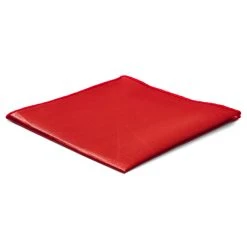 Trendhim Pochette De Costume Unie Rouge Brillant
