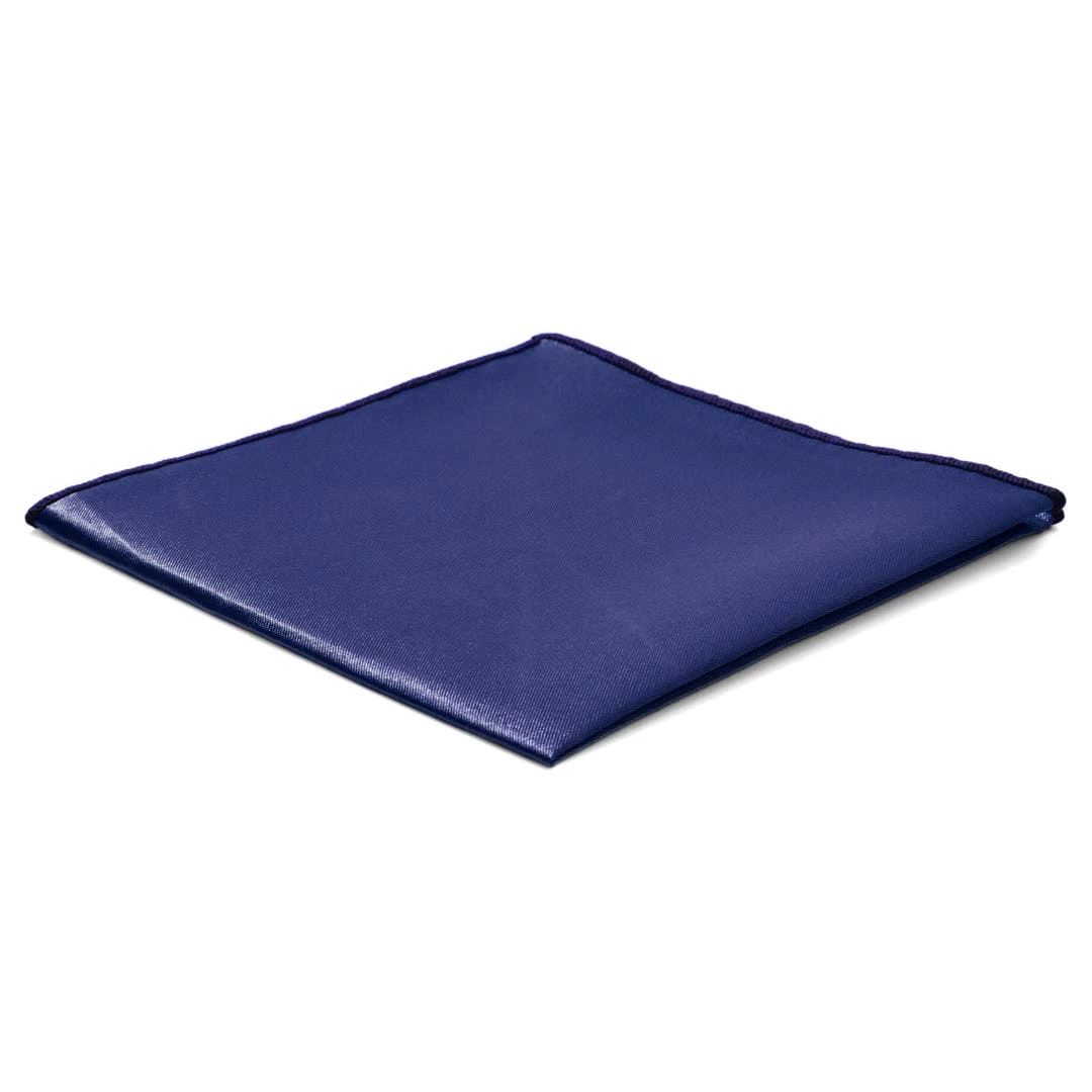 Trendhim Pochette De Costume Unie Bleu Marine Brillant 3 Trendhim Pochette De Costume Unie Bleu Marine Brillant