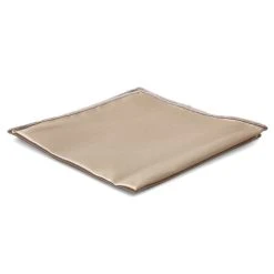 Trendhim Pochette De Costume Satinée Couleur Champagne