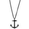 Lucleon Collier Noir En Acier à Pendentif Ancre Marine -Arkai Atlas Shop 3 159 1 37 1 124 1