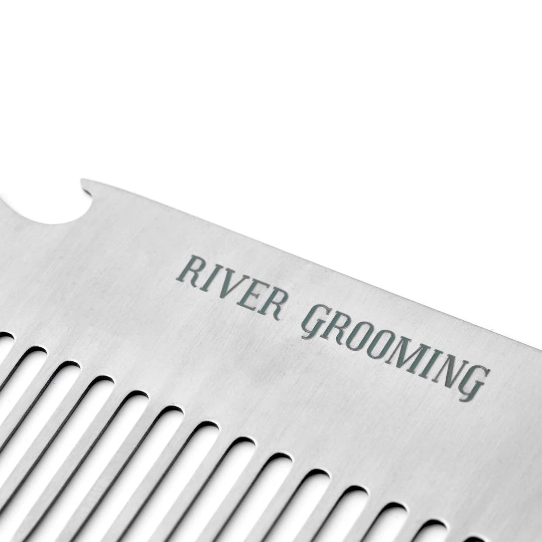 River Grooming Peigne En Acier à Dents Larges (& Décapsuleur) 5 River Grooming Peigne En Acier à Dents Larges (& Décapsuleur) – Image 3