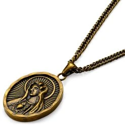 Lucleon Sanctus | Collier Doré Vintage Le Cœur Immaculé De Marie -Arkai Atlas Shop 4 2 b9789014b701ca0ff4e7949d3d526756