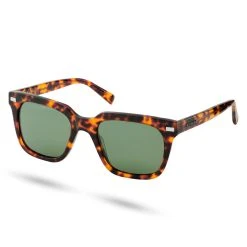 Waykins Lunettes De Soleil à Motif écaille Wolfgang Thea Et Verres Polarisés Verts