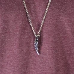 Fort Tempus Pendentif En Forme D'aile 9 Fort Tempus Pendentif En Forme D'aile -Arkai Atlas Shop 40 wing steel necklace cropped2