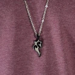 Fort Tempus Collier "La Foudre" -Arkai Atlas Shop 41 black lightning steel necklace cropped2