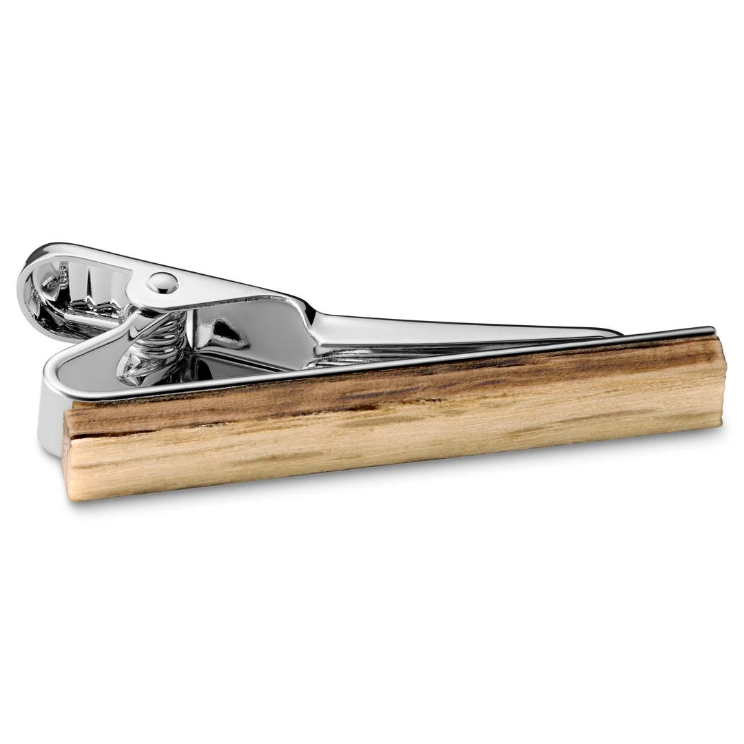 Warren Asher Petite Pince à Cravate En Bois De Chêne Rouge 3 Warren Asher Petite Pince à Cravate En Bois De Chêne Rouge
