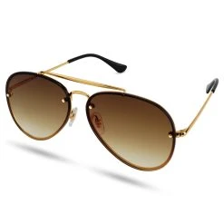Lucleon Occasus | Lunettes De Soleil Aviator Dorées à Verres Bruns Dégradés 12 Lucleon Occasus | Lunettes De Soleil Aviator Dorées à Verres Bruns Dégradés -Arkai Atlas Shop 5 1 sull