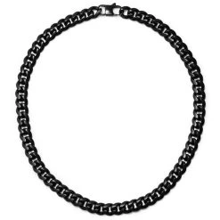 Lucleon Collier à Maillons En Acier Noir 12 Mm -Arkai Atlas Shop 5 2 black12mm