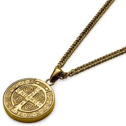 Lucleon Sanctus | Collier Doré Avec Médaille De Saint-Benoît 12 Lucleon Sanctus | Collier Doré Avec Médaille De Saint-Benoît -Arkai Atlas Shop 5 3 0e2acc1814a12ce1c5b9cf9fc532c568