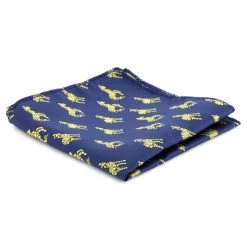 Tailor Toki Pochette De Costume Bleue à Motif Zèbre