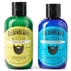 Golden Beards Ensemble De Shampoing Et Revitalisant Pour Barbe