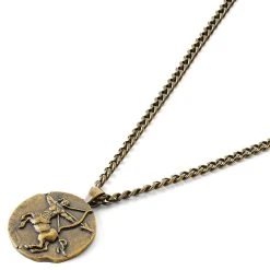 Lucleon Astro | Collier En Acier Doré Avec Signe Astrologique Du Sagittaire -Arkai Atlas Shop 6 1astrro