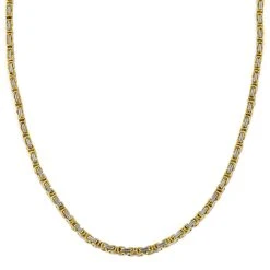 Fort Tempus Chaîne à Mailles De Couleur Argent Et Or