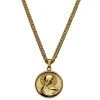 Lucleon Sanctus | Collier En Métal Doré à L'effigie De La Vierge Marie
