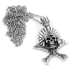 Fort Tempus Collier Argenté à Pendentif Tête De Mort 5 Fort Tempus Collier Argenté à Pendentif Tête De Mort -Arkai Atlas Shop 7 2 85 1 223