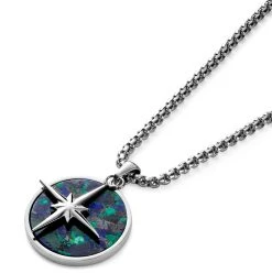 Arkai Atlas | Collier Argenté à Pendentif étoile Polaire Et Pierre D'azurite Et Malachite 11 Arkai Atlas | Collier Argenté à Pendentif étoile Polaire Et Pierre D'azurite Et Malachite -Arkai Atlas Shop 7 2atlasnek