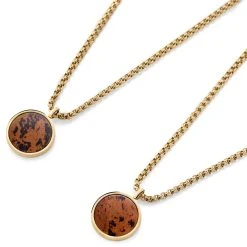 Arkai Collier Orisun Asher à Pierre Obsidienne Acajou -Arkai Atlas Shop 7 3.3fc5e8a12e0ce7d67d66c32c405846e8