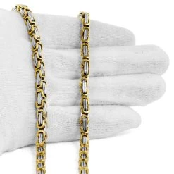 Fort Tempus Chaîne à Mailles De Couleur Argent Et Or 8 Fort Tempus Chaîne à Mailles De Couleur Argent Et Or -Arkai Atlas Shop 7 3 3 207