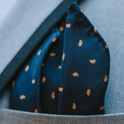 Tailor Toki Pochette De Costume Bleu Marine -Arkai Atlas Shop 7404best