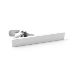 Warren Asher Pince à Cravate Blanche Courte