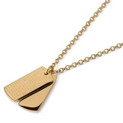 Lucleon Collier à Plaque Militaire Dorée La Déclaration -Arkai Atlas Shop 8 2.5dddfd798db2830b2de901f476dd050b