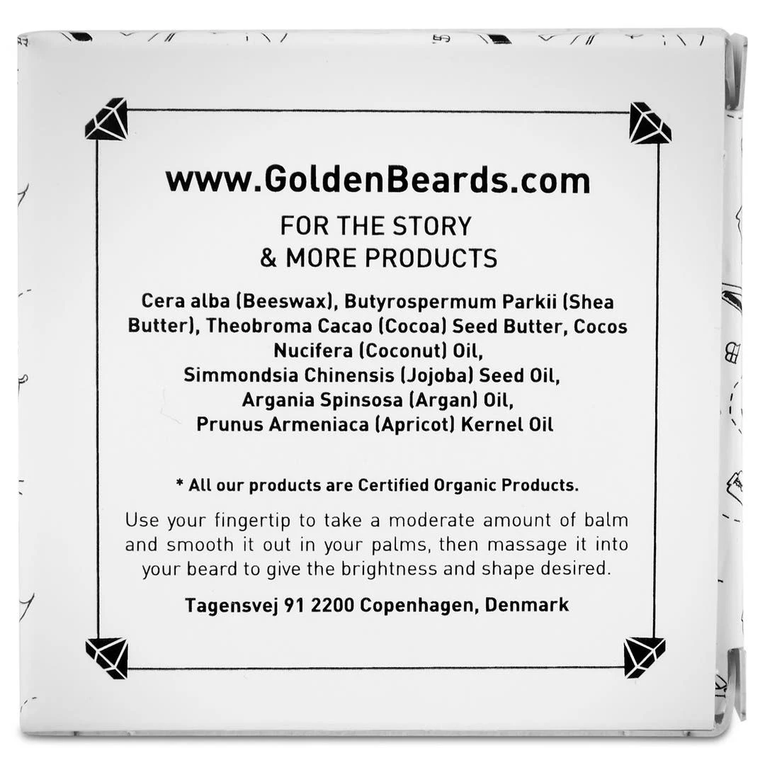 Golden Beards Baume à Barbe Biologique Hygge - 30ml 6 Golden Beards Baume à Barbe Biologique Hygge - 30ml – Image 4