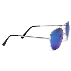 Paul Riley Lunettes De Soleil Aviateur Argentées à Verres Bleu Miroir -Arkai Atlas Shop 82 3