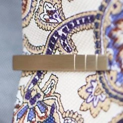 Warren Asher Pince à Cravate Plate Ciselée -Arkai Atlas Shop 8326best