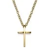 Lucleon Collier à Pendentif Croix Latine En Acier Doré & Poli -Arkai Atlas Shop 9 1 a40e2c73b7de4a9057a32d8877e4aec7