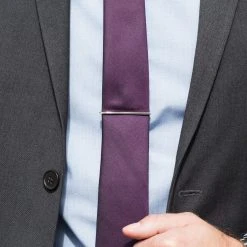 Warren Asher Pince à Cravate Profilée En Acier -Arkai Atlas Shop 9301 tiepin