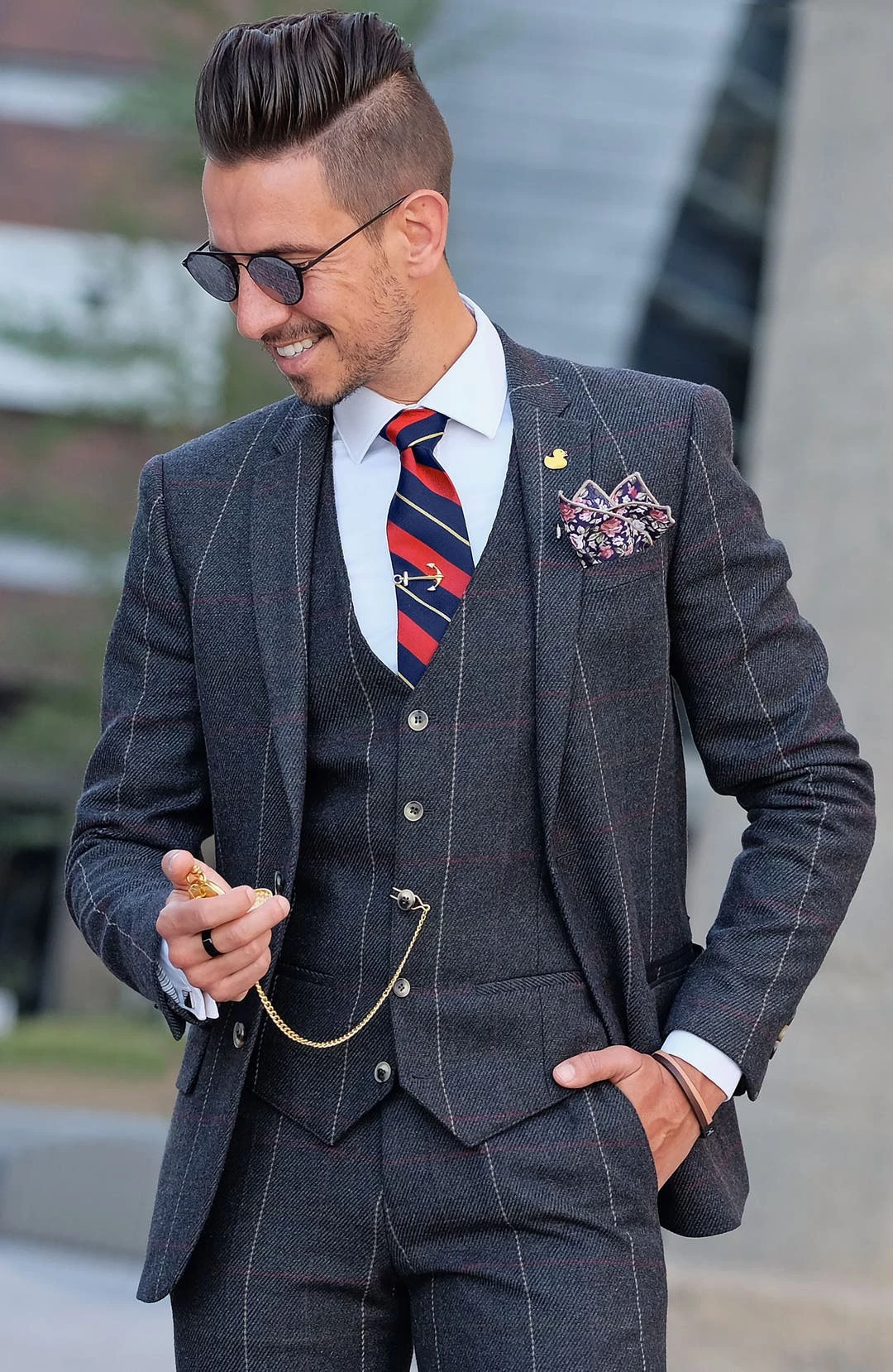 Warren Asher Epingle à Cravate Ancre Dorée 8 Warren Asher Epingle à Cravate Ancre Dorée – Image 6