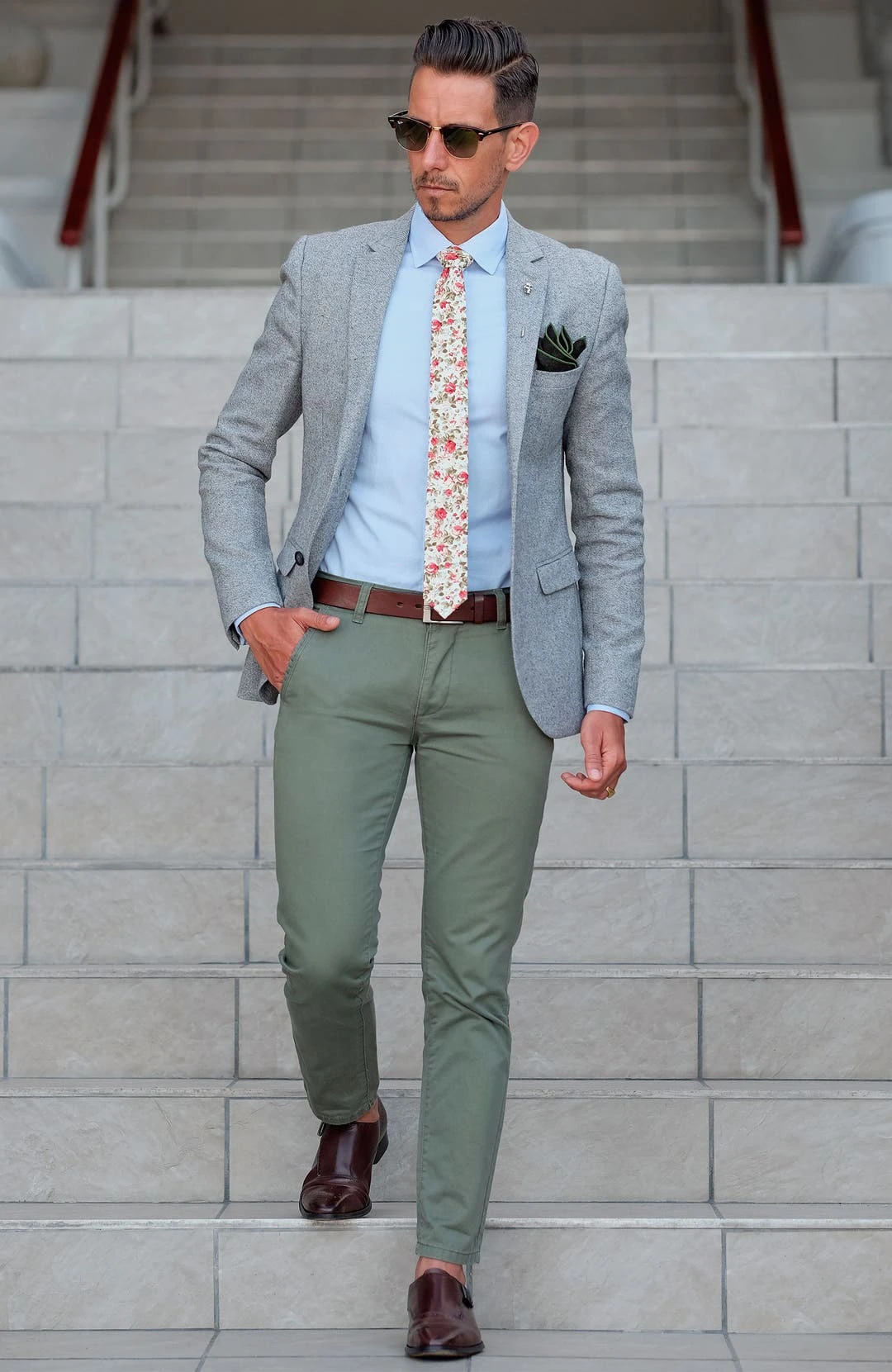 Bohemian Revolt Pochette De Costume En Laine Vert Foncé 7 Bohemian Revolt Pochette De Costume En Laine Vert Foncé – Image 5