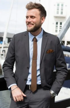 Trendhim Pochette De Costume Marron Clair -Arkai Atlas Shop camel brown 2