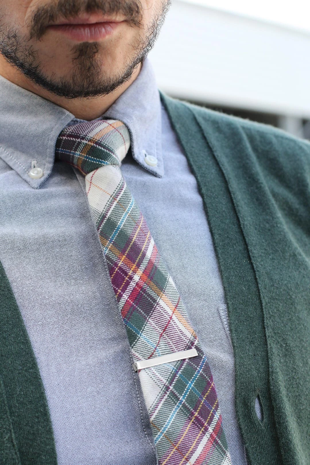 Warren Asher Pince à Cravate Argentée 7 Warren Asher Pince à Cravate Argentée – Image 5