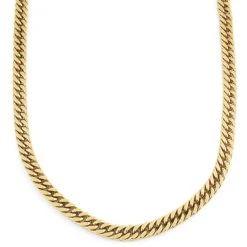 Fort Tempus Collier Chaîne Dorée