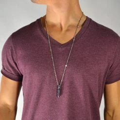 Fort Tempus Collier à Pendentif Cartouche Et Crânes -Arkai Atlas Shop d dningehoved patron sta lhalsk de