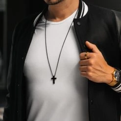 Lucleon Collier à Croix Noire Le Fils 10 Lucleon Collier à Croix Noire Le Fils -Arkai Atlas Shop dsc4881 sq 1