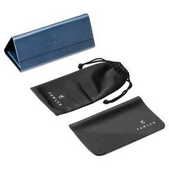 Fawler Lunettes De Soleil Browline à Verres Polarisés Bleus Et Monture Noire -Arkai Atlas Shop fw sun1 2