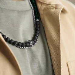 Arkai Set De Colliers Rico En Pierre De Lave Et œil De Tigre Vert 10 Arkai Set De Colliers Rico En Pierre De Lave Et œil De Tigre Vert -Arkai Atlas Shop grrr1 2 copy