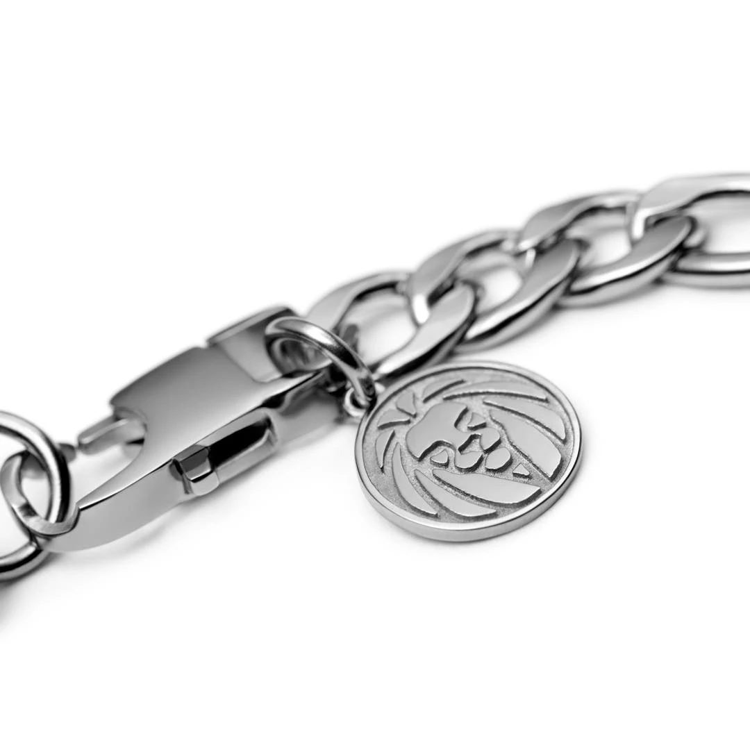 Lucleon Chaîne Figaro Argentée Curtis Amager 5 Lucleon Chaîne Figaro Argentée Curtis Amager – Image 3