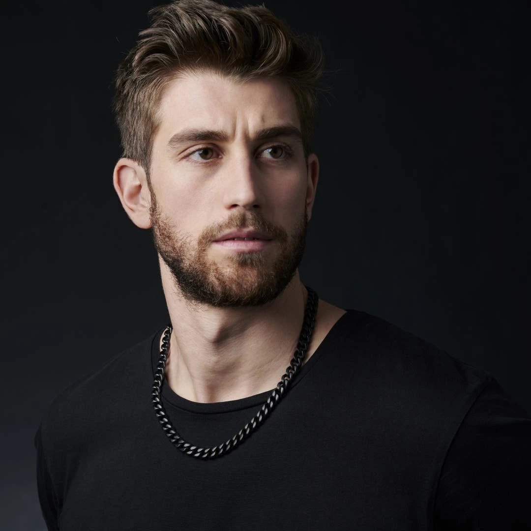 Lucleon Chaîne Noire à Mailles De 10mm 6 Lucleon Chaîne Noire à Mailles De 10mm – Image 4