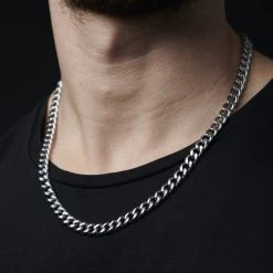 Lucleon Chaîne Argentée à Mailles 8 Mm 10 Lucleon Chaîne Argentée à Mailles 8 Mm -Arkai Atlas Shop jwm megashoot 2 15185