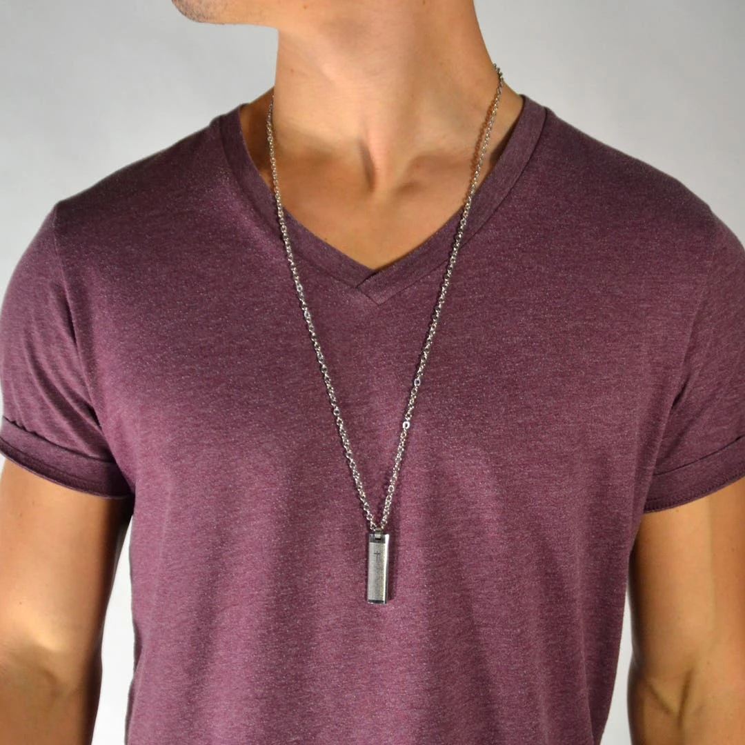 Fort Tempus Pendentif Lettres Et Crucifix 5 Fort Tempus Pendentif Lettres Et Crucifix – Image 3