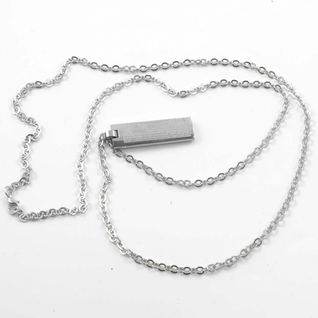 Fort Tempus Pendentif Lettres Et Crucifix 4 Fort Tempus Pendentif Lettres Et Crucifix – Image 2