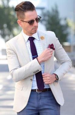 Warren Asher Pince à Cravate Courte Carré Bleue -Arkai Atlas Shop kort bl firkantet slipsen l 3