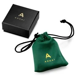 Arkai Set De 2 Colliers Superposés : Chaîne Argentée Rico Et Collier à Pendentif Lapis Lazuli Orisun -Arkai Atlas Shop kutijica1 12